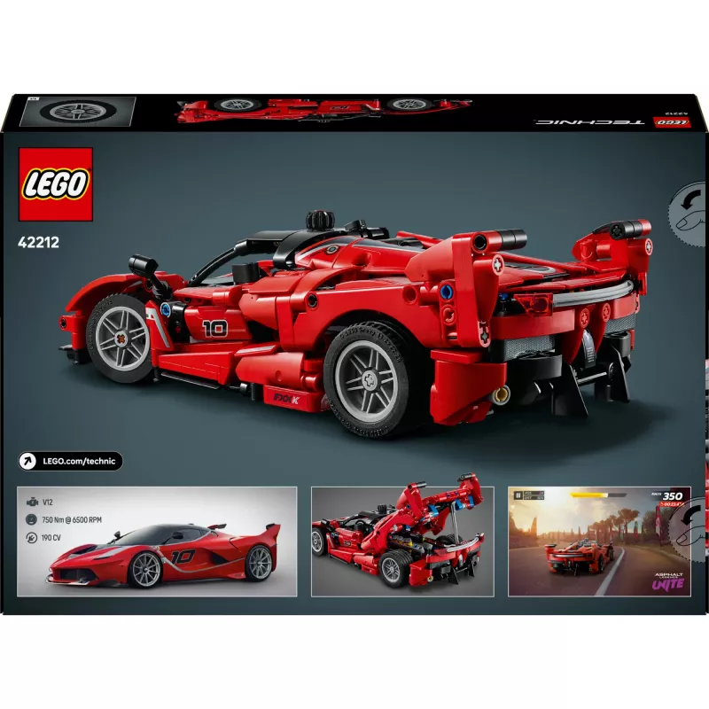 LEGO Technic Ferrari FXX K maqueta a escala 1:10, 897 piezas, a partir de 10 años