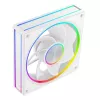 Ventilador de caja MODECOM VOLCANO LOOP 120 ARGB Reverse Fan blanco 120 mm, PWM, 400–1400 RPM