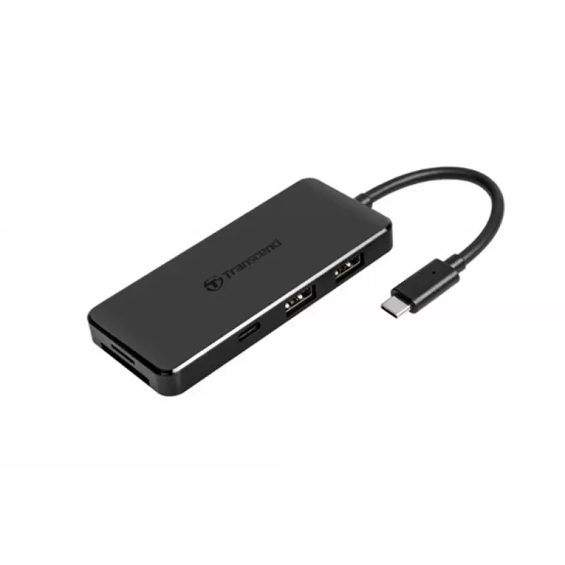 Transcend HUB5C USB 3.2 Gen 2 (3.1 Gen 2) Type-C Negro