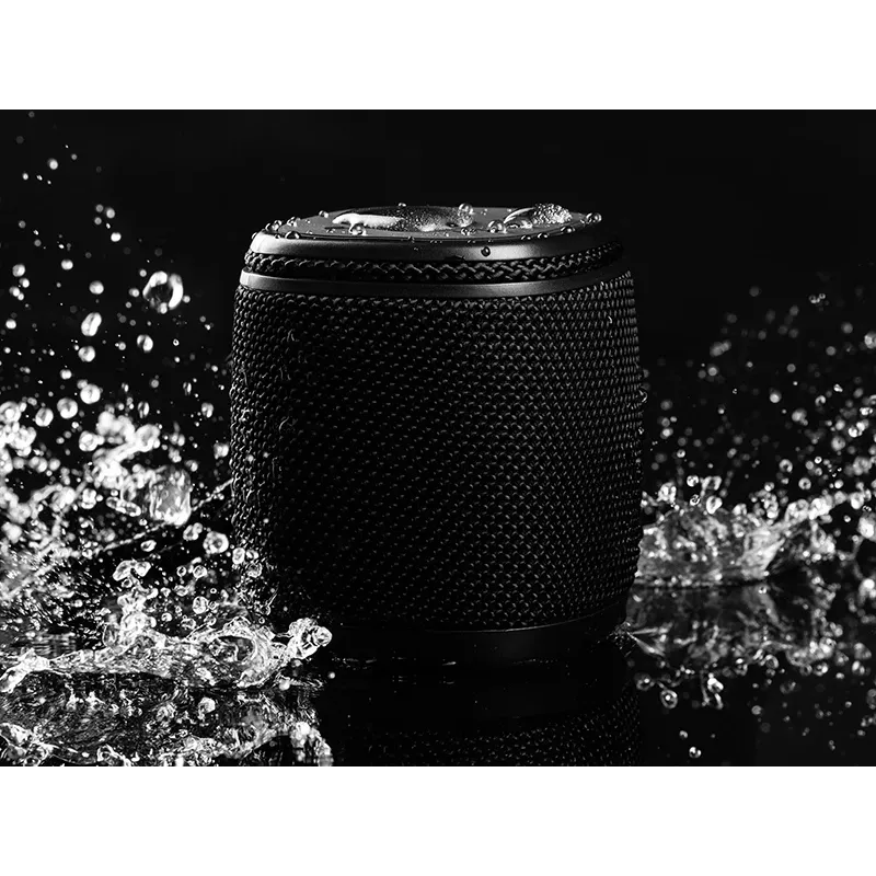 Altavoz estéreo portátil TRACER Splash S (Bluetooth 5.1, 5 W RMS, IPX5, batería de 6 h) Negro