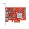 Tarjeta de expansión DeLOCK PCI Express x4 a USB 10 Gbit/s 2x Type-A 2x Type-C