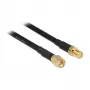 Cable coaxial DeLOCK 88930 0,9 m SMA negro