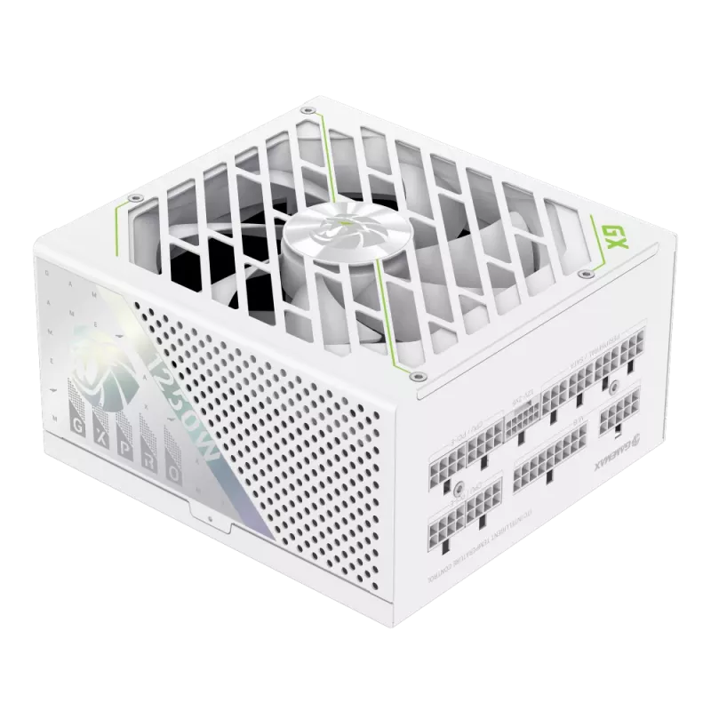 Fuente de alimentación Gamemax, 80 PLUS, Gold | GX PRO 1250G WH | 1250 W
