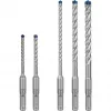 Bosch Expert SDS-plus-7X juego de brocas para martillo, 5 piezas, 5/6/8/10 mm