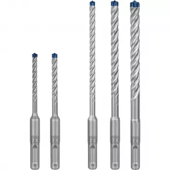 Bosch Expert SDS-plus-7X juego de brocas para martillo, 5 piezas, 5/6/8/10 mm
