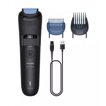 Recortadora de barba Philips 3000 Serie BT3620/15 - 40 ajustes de longitud, cuchillas redondeadas