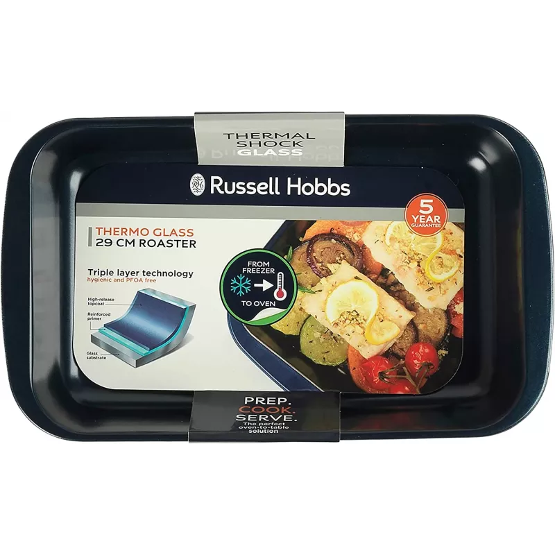 Fuente de vidrio Russell Hobbs RH01143EU 29 cm, azul marino