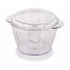 Picadora eléctrica CLATRONIC MZ 3579 — 250 W, 1 L, cuchillas de acero inoxidable, trituradora de hielo, blanca