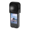 Protector de objetivo de silicona PULUZ para Insta360 X4 / X5 (negro)