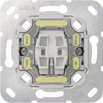 GIRA interruptor basculante 311200 control apagado 2 polos mecanismo (311200)