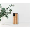 Funda para móvil man and wood Galaxy S20+ cappuccino negra – funda protectora para smartphone