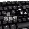 Teclado Ducky Origin Phantom negro universal USB QWERTZ alemán