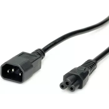 Value 19.99.1119 Cable de alimentación Negro 1,8 m conector C14 conector C5 (19.99.1119)