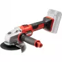 Amoladora angular inalámbrica profesional AXXIO, 18 voltios (rojo/negro, sin batería ni cargador)