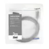 Adaptador de cable de vídeo LogiLink CV0132 DisplayPort a DVI 3 m negro