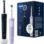 Oral-B Vitality Pro D103 Duo, cepillo de dientes eléctrico negro/lila, Black/Lilac Violet, incl. 2. mango