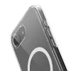 Funda MagSafe transparente Crong para iPhone 16e – funda protectora transparente, compatible con MagSafe