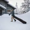 Funda de snowboard con ruedas Thule 5176 Roundtrip 165 cm negra