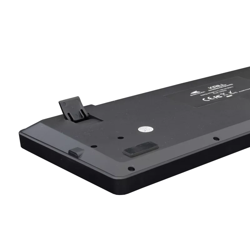 Teclado con cable Baracuda Krill negro KRILL-B — diseño compacto, distribución US