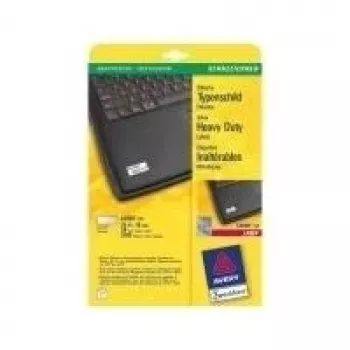 Etiqueta de impresora autoadhesiva Avery Silver Heavy Duty Labels L6008-20
