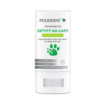 Bálsamo para patas JM Sante POLIDERM hipoalergénico 14,5 g — protección de patas para perros y gatos