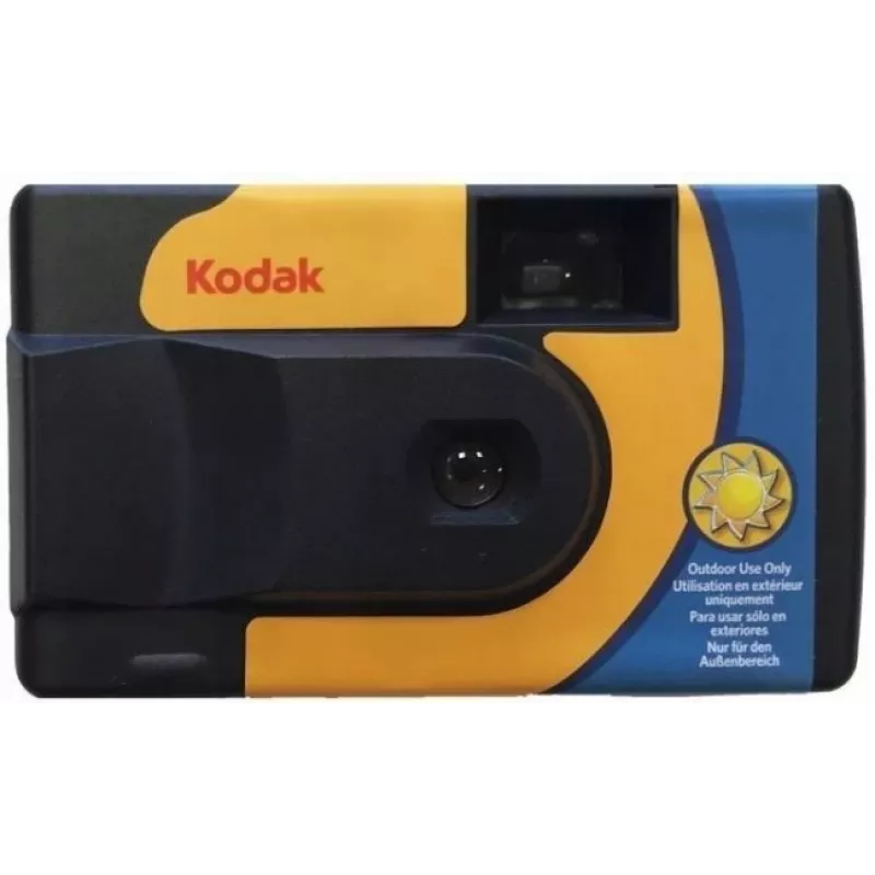 Cámara Kodak DAYLIGHT, cámara desechable fotográfica con película en color para 39 fotos. Sin flash incorporado.