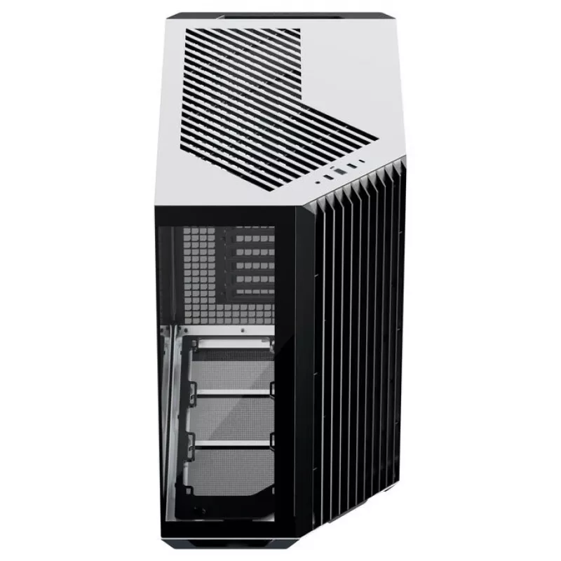Caja de PC APNX V1, semitorre, ATX, negro/blanco