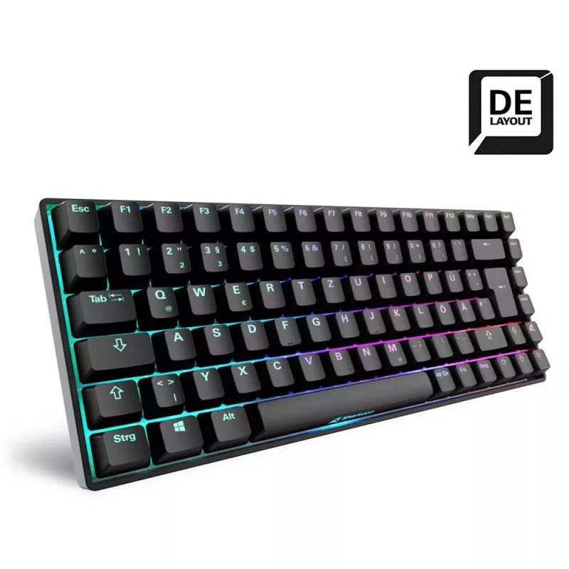 Sharkoon SKILLER SGK50 S3 Teclado gaming USB QWERTZ Alemán Negro
