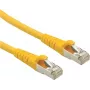 ROLINE - cable de red - RJ-45 (M) a RJ-45 (M) - 1 m - SFTP - CAT 6a - Amarillo (21.15.2821)