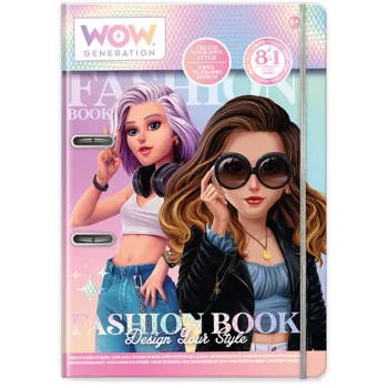 Set creativo Kids Euroswan Fashion Book WoW Generation WOW00054 — set de manualidades para niños