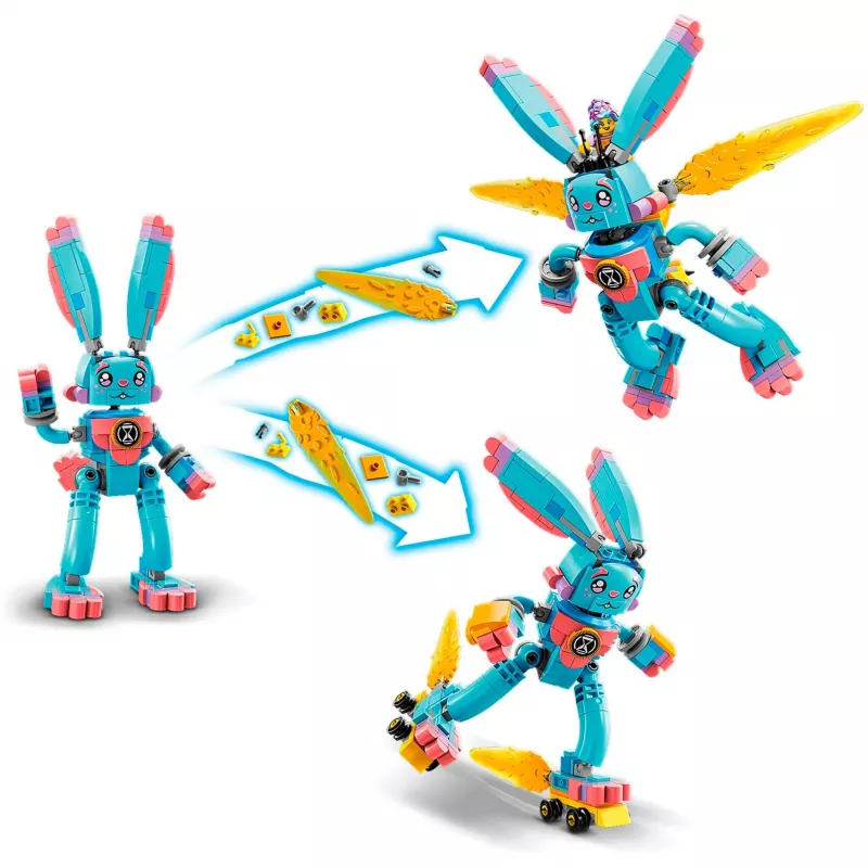 Set LEGO DREAMZzz Izzie y Bunchu conejo 71453 – Set de juego con minifiguras y accesorios