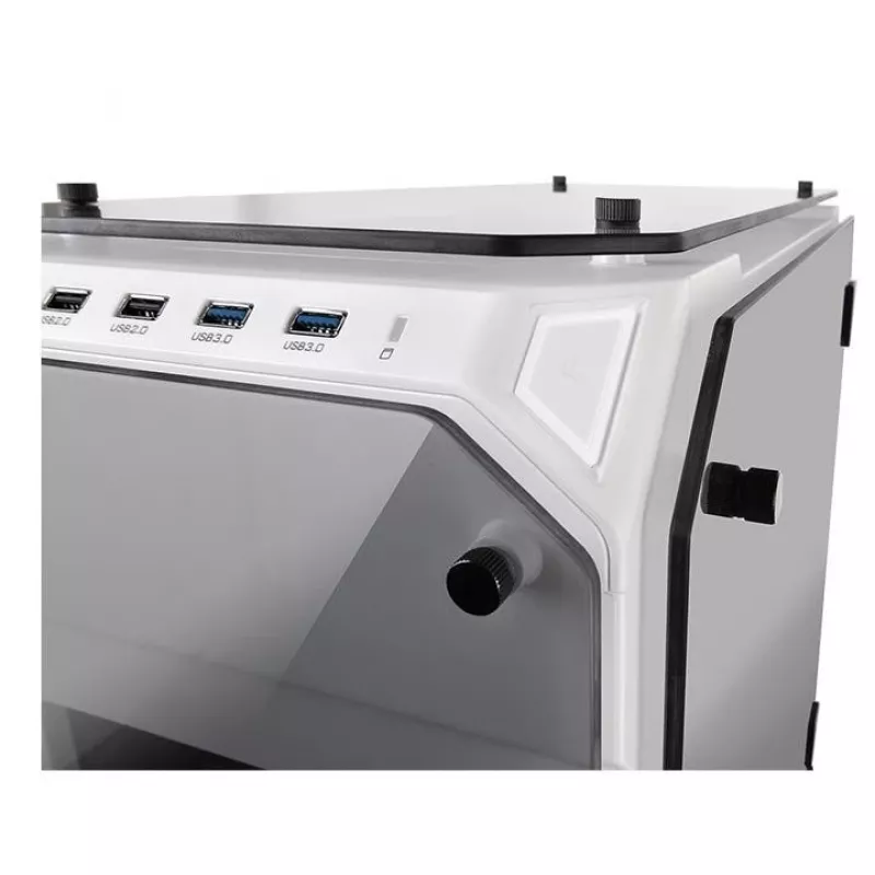 Caja View 71 Riing Tempered Glass E-ATX Full Tower - Snow Edition