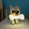 Lámpara Paladone Minecraft Wolf GloBuddies