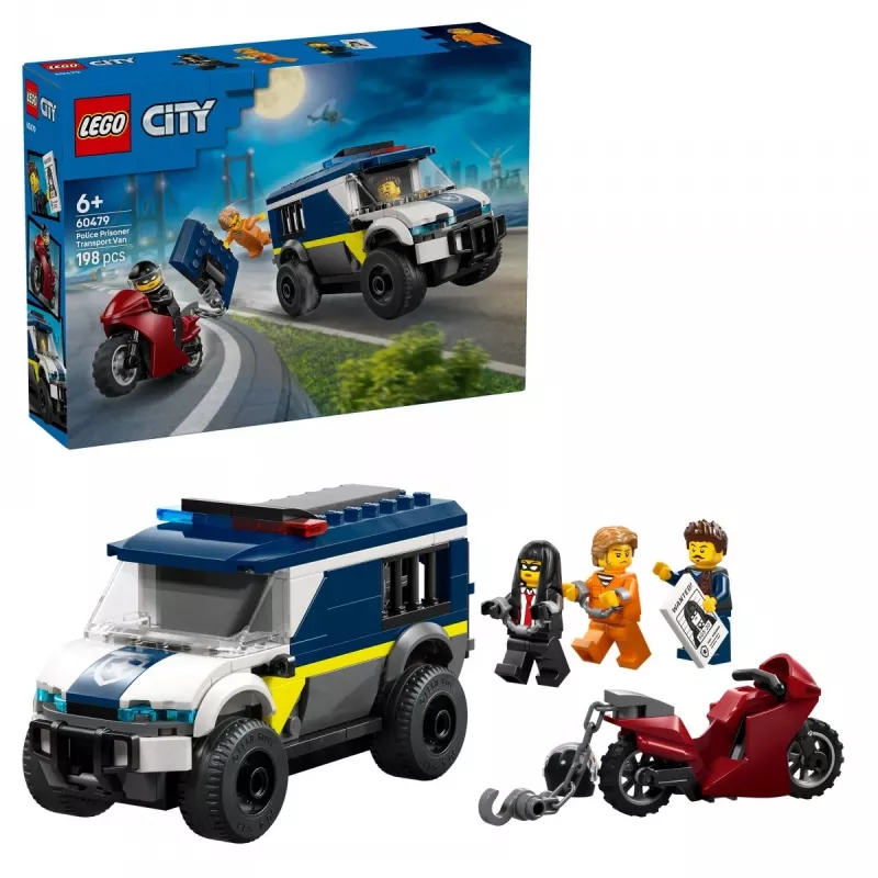 LEGO CITY 60479 Transporte de prisioneros de policía