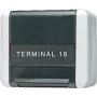 Caja empotrable JUNG 854 W — caja de instalación 75×86×58 mm, para montaje empotrado, negra/blanca