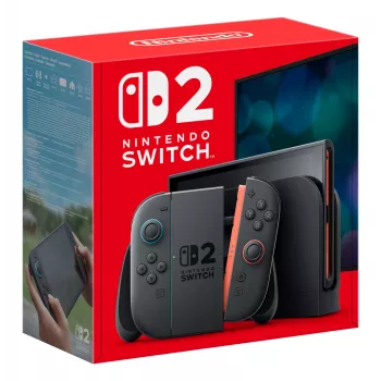 Nintendo Switch 2, Nintendo Switch 2, Negro, Analógico / Digital, D-Pad, botón Home, tecla Menu, tecla de encendido, botones, LCD