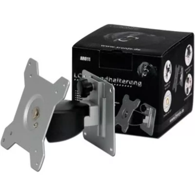 TRONJE AR011 - kit de montaje (soporte de pared) - inclinable y giratorio - para pantalla LCD - aluminio, acero - tamaño de pantalla: 38,1-61 cm (15-24)