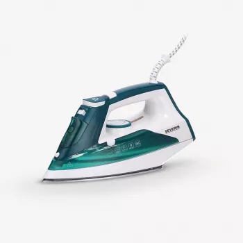 Severin BA 3261 Plancha de vapor Suela cerámica 2400 W Blanco, Verde