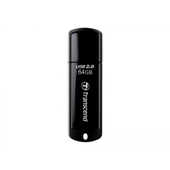 Memoria USB Transcend JetFlash 350 64GB, USB 2.0, Negro