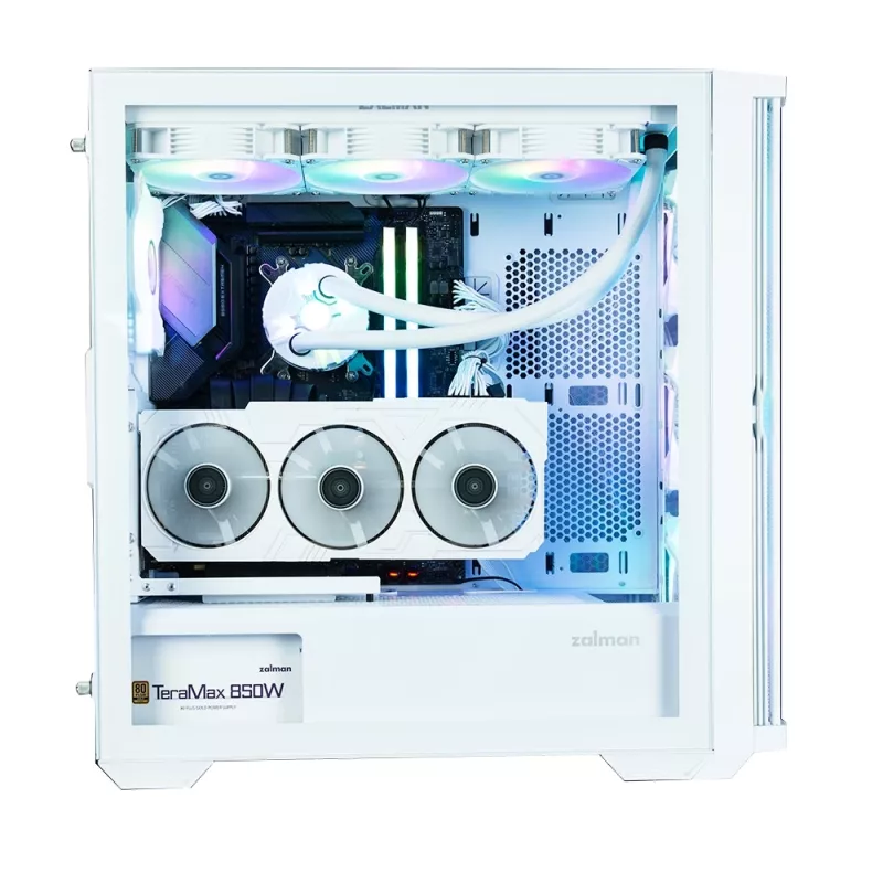 Zalman Z10 DUO ATX ZM-IF120 x4 blanco