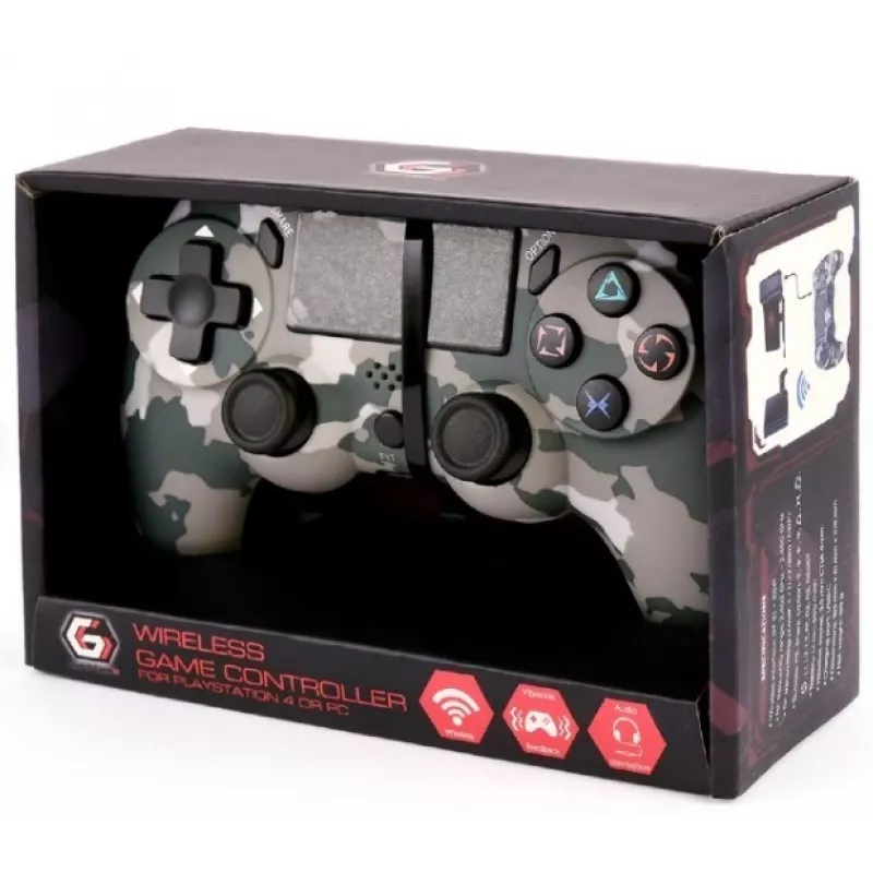 Mando de juegos GEMBIRD JPD-PS4BT-01-CM — mando inalámbrico para dispositivos compatibles con PlayStation