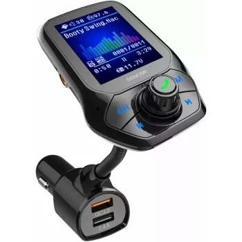 Transmisor FM para coche Sencor SWM 5858 BT, Bluetooth, MP3, USB, microSD