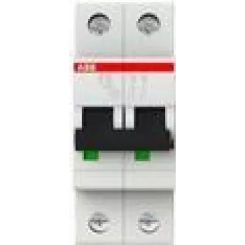 Interruptor automático 6kA 10A C 2p S202-C10 (2CDS252001R0104)