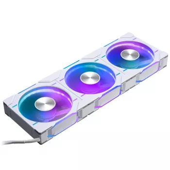Ventilador Phanteks D30-120 12 cm blanco 250–2000 rpm, rodamiento fluido dinámico