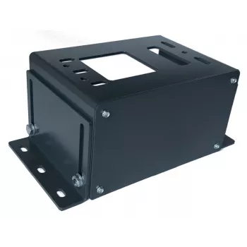 Base de montaje 15,5-24 cm ZINC RAL7016 para motores DEA LIVI, SOMFY ELIXO, BFT DEIMOS, GISE G1000H