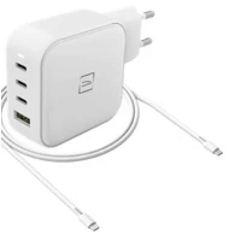 Cargador para dispositivos móviles Tucano MA-GAN100-EU-W Universal Blanco AC Carga rápida