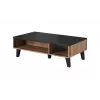 Conjunto de salón Cama LOTTA 2 (aparador 150 2D3DR + aparador 110 2D4DR + vitrina 120 + mesa de centro 110)