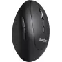 Perixx PERIMICE-819, ratón vertical ergonómico, clic silencioso, multi-dispositivo, negro (PERIMICE-819)