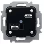 Actuador eléctrico Busch-Jaeger 6212/1.1, 230 V, 80 W, negro/plata, 71×71×45 mm