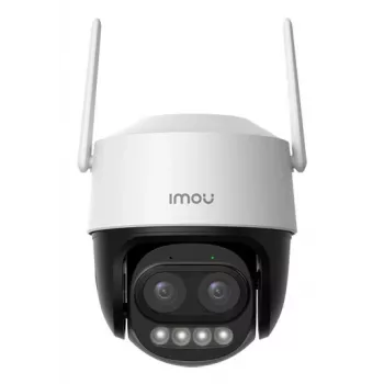 Cámara de vigilancia IP IMOU Cruiser Z Turret — 5 MP, 2,8 mm, 12 V DC, Wi‑Fi y Ethernet, IP66, giro 355° inclinación 90°